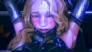 Pretty Knight Fucked By The Perfect Dildo Machine-3