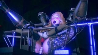 Pretty Knight Fucked By The Perfect Dildo Machine-6