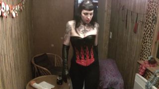 online clip 10 Lady Vampira — Observed and Punished by the Mistress with the Leathergloves — German Femdom - boots - high heels porn yapoo femdom-7