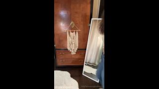 GOOD LORD LORI, Goodlordlori Goodlordlori Strips Naked and Teases Her Curvy Body in Bedroom Video  onlyfans ig-9