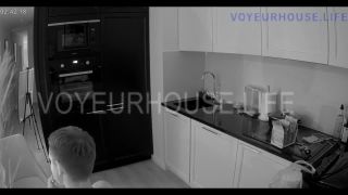 Reallifecam - Elli With Vancel Have Hot Quickie Sex In The Kitchen On Table 24.03.2024 - Voyeur-3