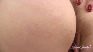 AuntJudys Tess Panty Modeling And Hairy Pussy Play 03.17.20-2