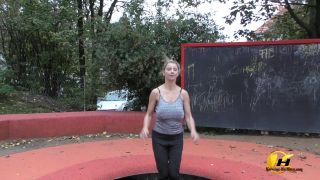 Katerina Hartlova Katerina-Hartlova 19 11 15 Jump And Running In Public Park 1080p-6