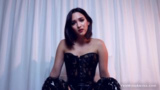 online xxx clip 29 Miss Amina Rose – On Your Knees, femdom cage on pov -2