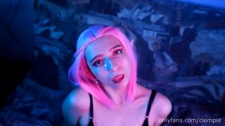 Clem_Pie - Cyberpunk-Elf-was-Caught-in-Night-City-1080p - Blowjob-0