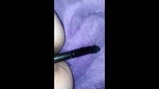 horny amateur girl brushing her ass and squirting orgasm on cam - fetish - femdom porn emo femdom-4