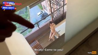 Neighbor Peep at Me Naked on the Balcony - and I Offered Him Anal Sex-2