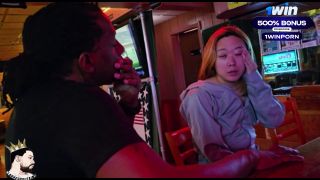 Petite Korean Happy Creamy Gets BBC Quickie In Bar Bathroom-0