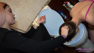 ICKING GIRLS FEET: "NICOLE - I WANT MY TOILET TO BE CLEAN - HARD LESBIAN HUMILIATION" (4K) (2023)-1