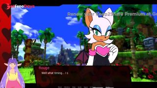 Rogue The Bat Dates Shadow The Hedgehog-1