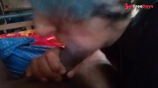 Indian village girl puts her husbands cock in her mouth and sucks his milk-7