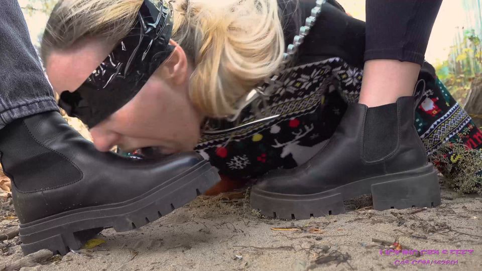 free adult clip 42 alina li femdom femdom porn | Licking Girls Feet – JANE and SARAH – A great autumn day for a walk with your pet! | lesbian human ashtray