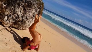 Dream4AngelButt Plug flashing & PUSSY SHOW for ParaMotors Only # Paradise Ocean shore-9