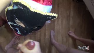 Xmass Kitten Swallows more than 8 Cumloads - Blowjob-8