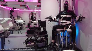 clip 2 Miss Miranda - Electric Chair Part One - FullHD 1080p | bondage | femdom porn rubber glove fetish-7