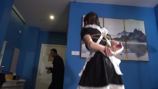 Asian Girls Bound and Gagged china rope bondage shibari hogtie maid coma-8