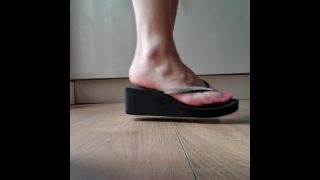 xxx video clip 9 vegan footqueen -2022042380-Good afternoon I love these wedge flipflops so m on feet porn cute feet fetish-2