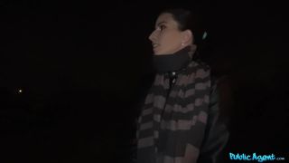 Night time outdoor sex at the station Public!-3