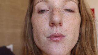 adult clip 44 spandex fetish LittleRedheadLisa – Shhh Square lips, lip fetish on fetish porn-4