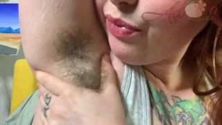 online video 3 Adora bell - Solo Hairy Armpit Licking on fetish porn femdom foot fetish-2