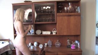 BeefyBanger Naked Dolly Cleans The Glass Cabinet - 2 - Nudity/Naked-4