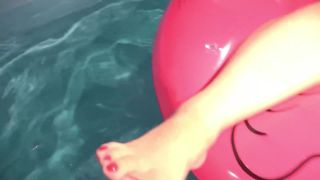 FC2-PPV-1515255 Creampie SEX while wearing a swimsuit in a private pool with just two people ♡-1