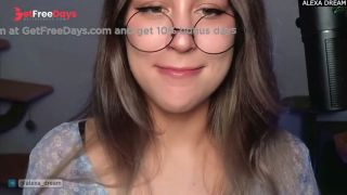 [GetFreeDays.com] BEAUTIFUL BITCH WITH GLASSES SUCKS A BIG COCK Porn Stream November 2022-9