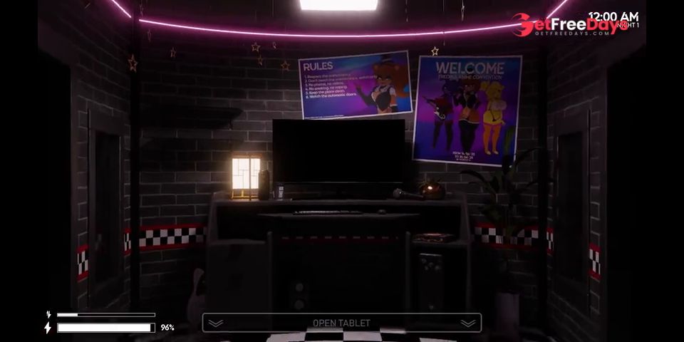 Five Nights In Anime 3D Shemale Version Porn Game Play Futa  Transgender