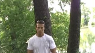 Hardcore gay action in a public park Gay!-2