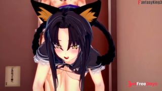 Akeno guards the door while I fuck Kuroka  DXD NTR Mandess 8  Full Movie on Patreon Fantasyking3-0