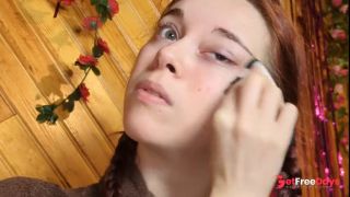 A beautiful veiled Muslim woman goes out in the evening to act naughty-1