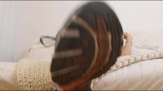 xxx video clip 23 crazy femdom Goddess Natalie – Worship my dirty sports shoes, femdom on fetish porn-1