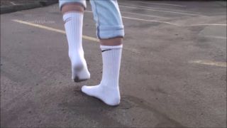 Custom Fetish - April Dirties White Nike Socks - Fetish-2