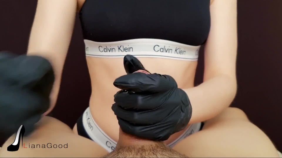 free video 48 femdom therapy femdom porn | Liana Good – Black Gloves Handjob | handjob