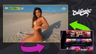 Ayarla Sousa, A 20 Year Old Brunette With A Perfect Body And A Stunning Pussy, Arrives In Natal For The Reality Show Califrnia After An Exciting Buggy Ride Through Paradise Beaches, She Strips Naked And Shows It All Without A Care-3
