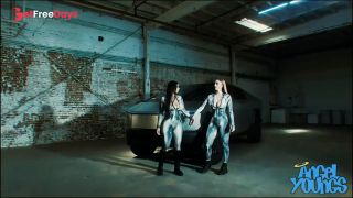 Futuristic Cyber Truck Threesome with Angel Youngs and Violet Myers-0