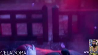 L6RD7BLU3 - Two Tight Kitsune Waifus Get Pussy Fucked And Splattered With Semen, Goth Babe Summons Tentacles-4