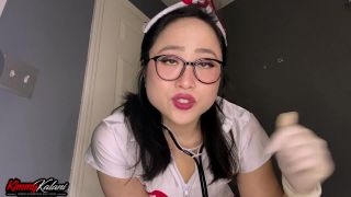 Kimmy Kalani – ASMR JOI Asian Nurse Gets Sperm Sample femdom -6