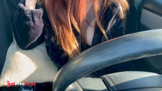 [GetFreeDays.com] Car Ride Driving around with Italian Big Tits Long Hair Milf Artemisia Love flashing her big boobs Porn Film April 2023-7