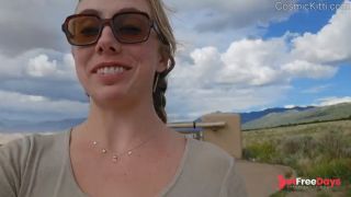 Tits out in Desert Nude Travel Vlog w Masturbating-3