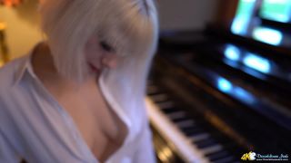 femdom telegram DownBlouse Jerk - dolliiy rock hard pianist, femdom on femdom porn-2