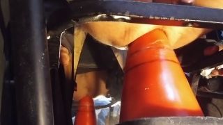 Demensions - Straight Male Taking Huge Cone Stretching Out In The Tool Shed Object Anal-9