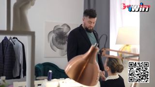 MARY FROST -Double creampie and tender sensual sex with a seamstress the day before the wedding.-1