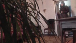 Son caught hot step mom masturbating on spy cam under table-1