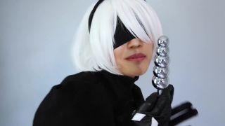 Miko Kurozuki - NieR 2B - Ass to Mouth and Anal Creampie 1080p.-1