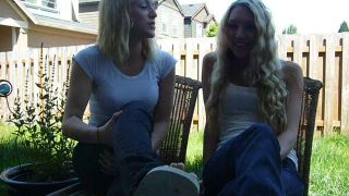 porn video 31 nylon foot fetish Twice The Flip Flops, Twice The Fun, foot fetish on femdom porn-1