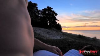 [GetFreeDays.com] SUNRISE CREAMPIE on a public beach, TWO CUMSHOTS, woke up 4am to film, welcum2mybed Mona and Alex Sex Video October 2022-9