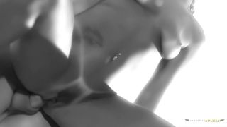 Anal sex with the nette milf with small tits finishes with a t....-9