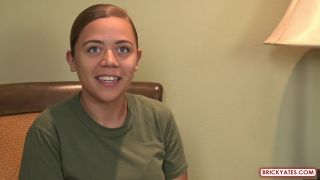 Marine SUPER POG goes back to base with cum in her boots!!!!-0