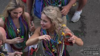 Mardi Gras 2017 From Our Bourbon Street Apartment Girls Flashing For  Beads-1